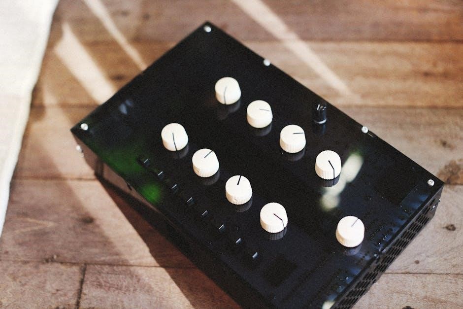 control console operating manual